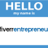 welcome to fiverr entrepreneur