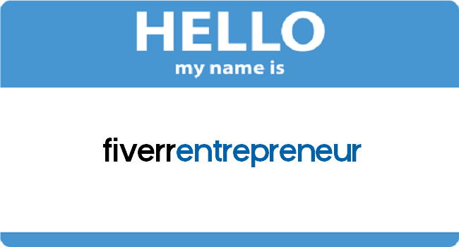 welcome to fiverr entrepreneur